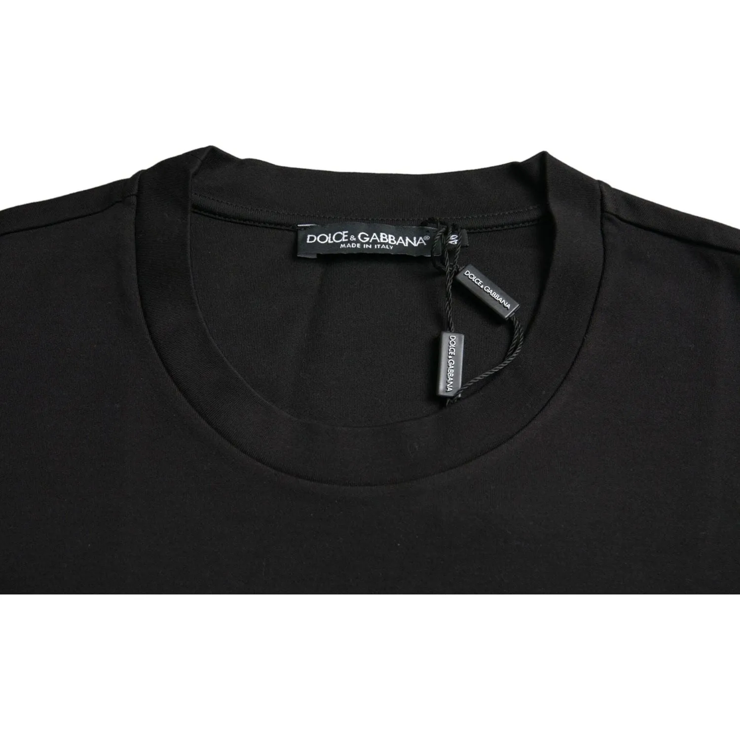 Dolce & Gabbana Black With Love Always Crew Neck Top T-shirt