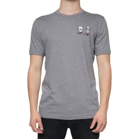 Dolce & Gabbana Gray Cotton #DGFamily Short Sleeves T-shirt