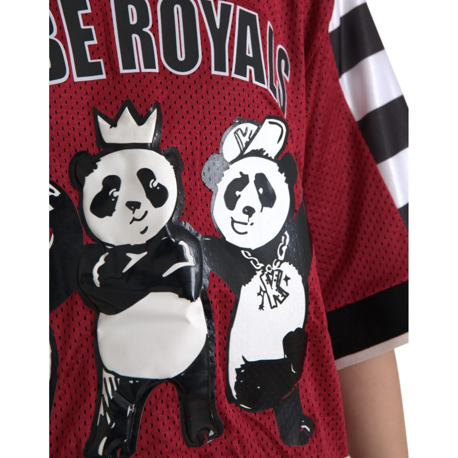 Dolce & Gabbana Multicolor Royals Panda Oversized T-shirt