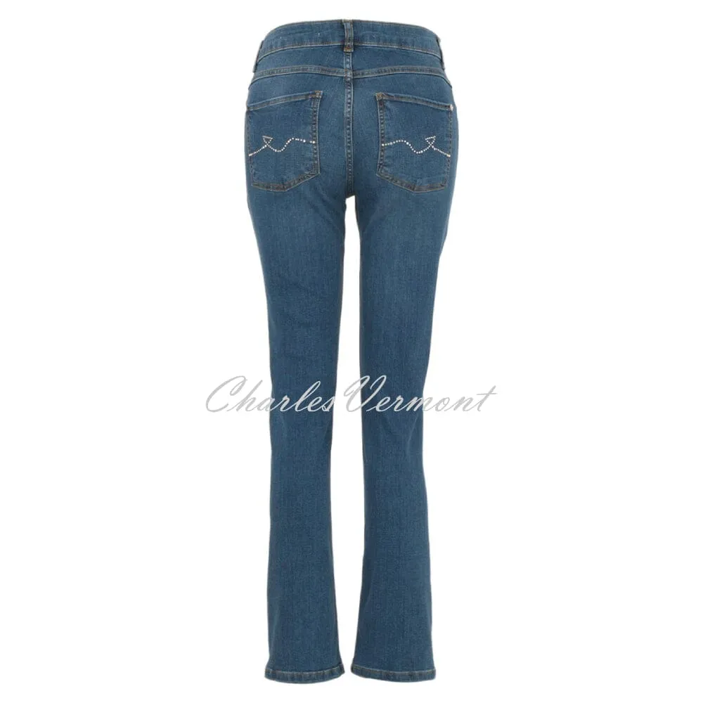 Dolcezza 'Never Without My Jeans' Embellished Stud Jean - Style 74403