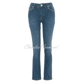 Dolcezza 'Never Without My Jeans' Embellished Stud Jean - Style 74403