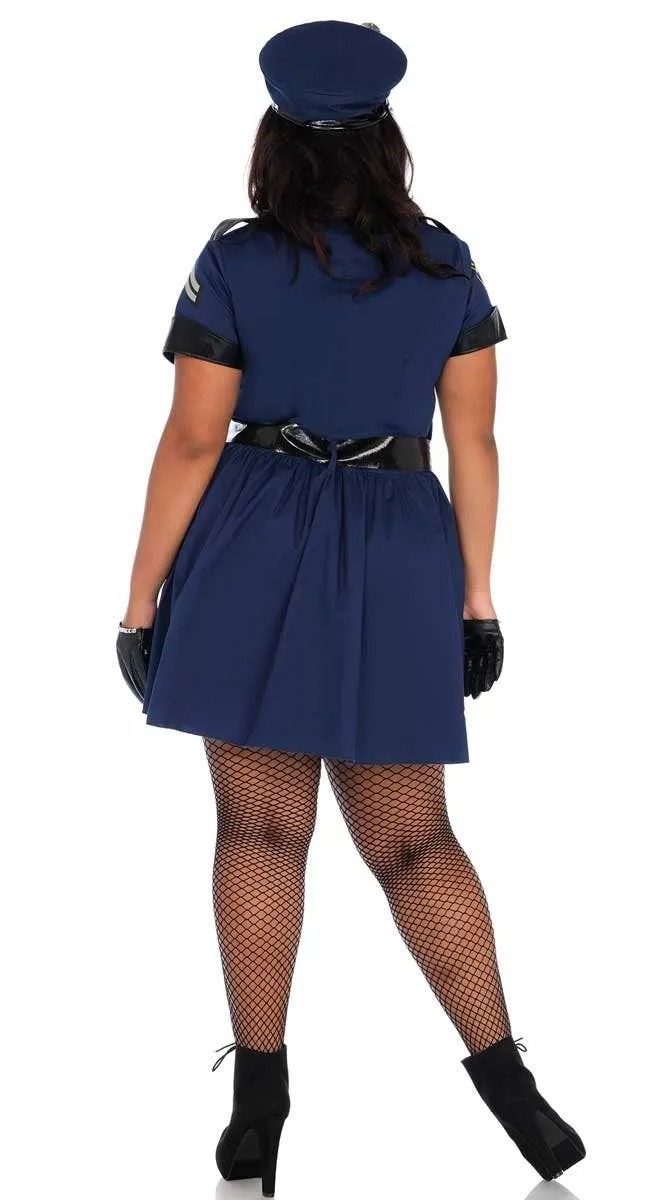 Flirty Cop Sexy Womens Plus Size Costume