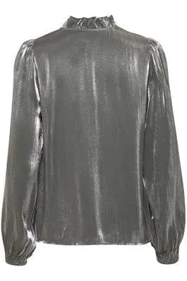 Fransa Fryolanda Silver Blouse