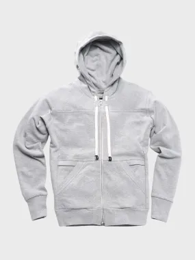 Frere Du Nord Winter Zip Up Hoodie Heather Grey