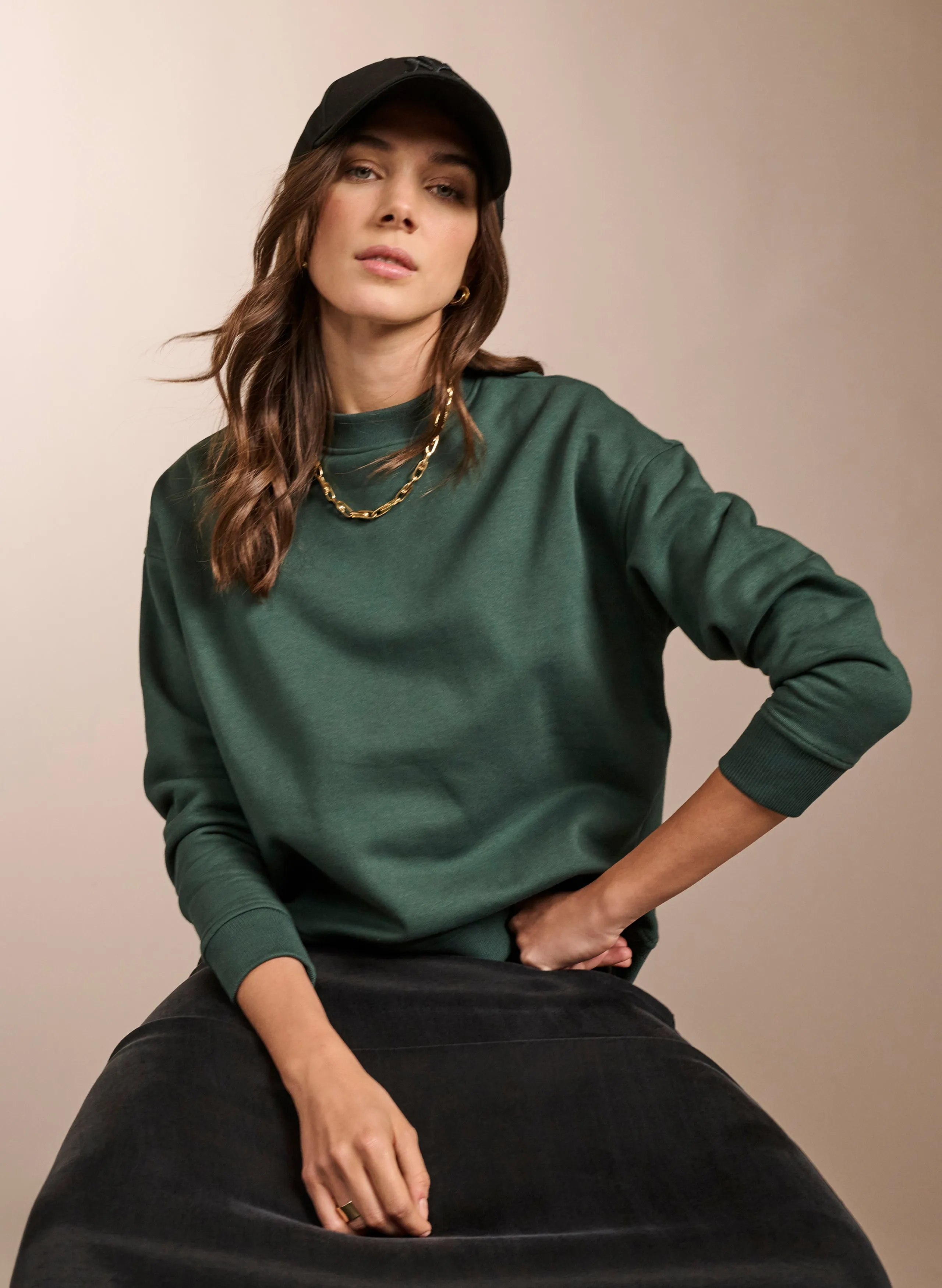 Gracie Organic Cotton & Kapok Blend Sweatshirt