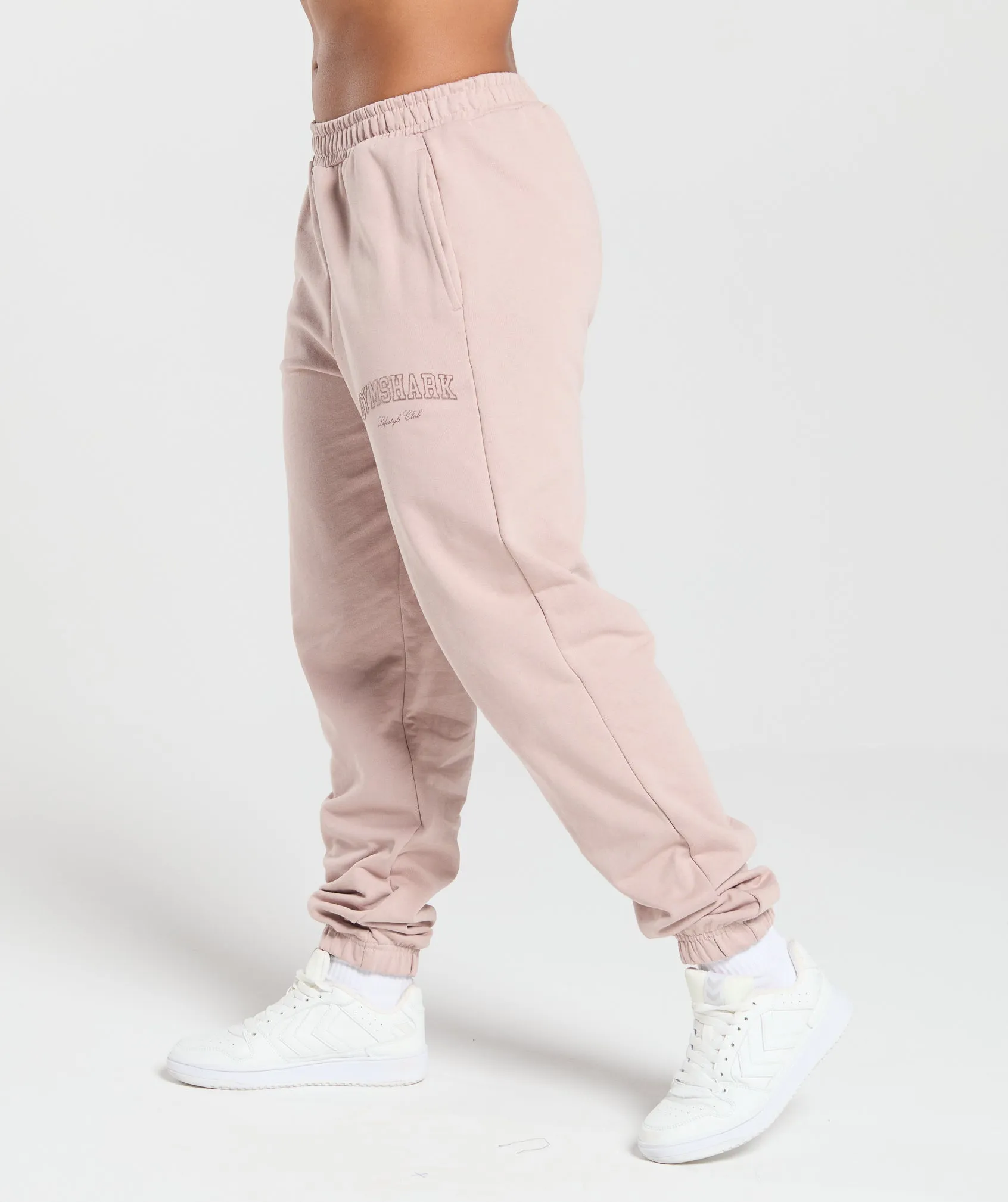 Gymshark Collegiate Joggers - Muted Pink