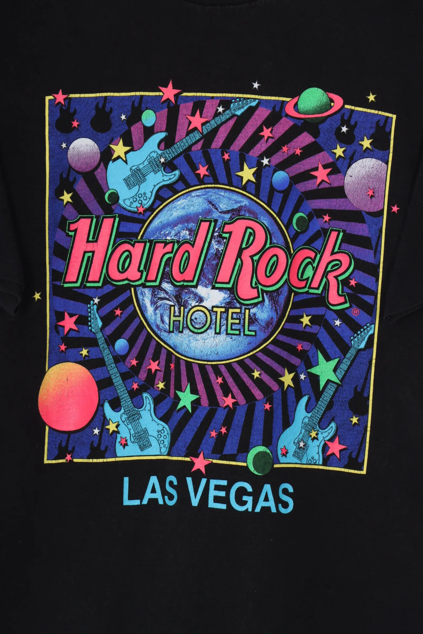 HARD ROCK CAFE Las Vegas Fluro Destination Tee (M)