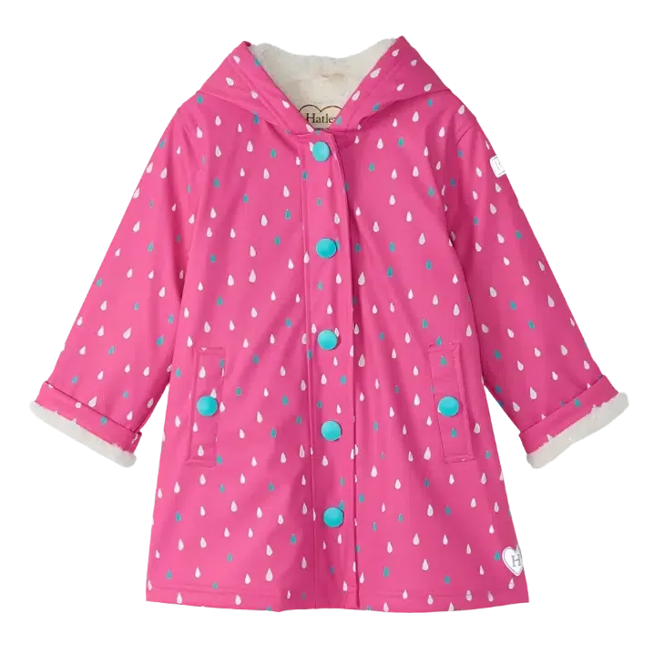 Hatley - Sherpa-Lined Button-Up Jacket - Tiny Dots