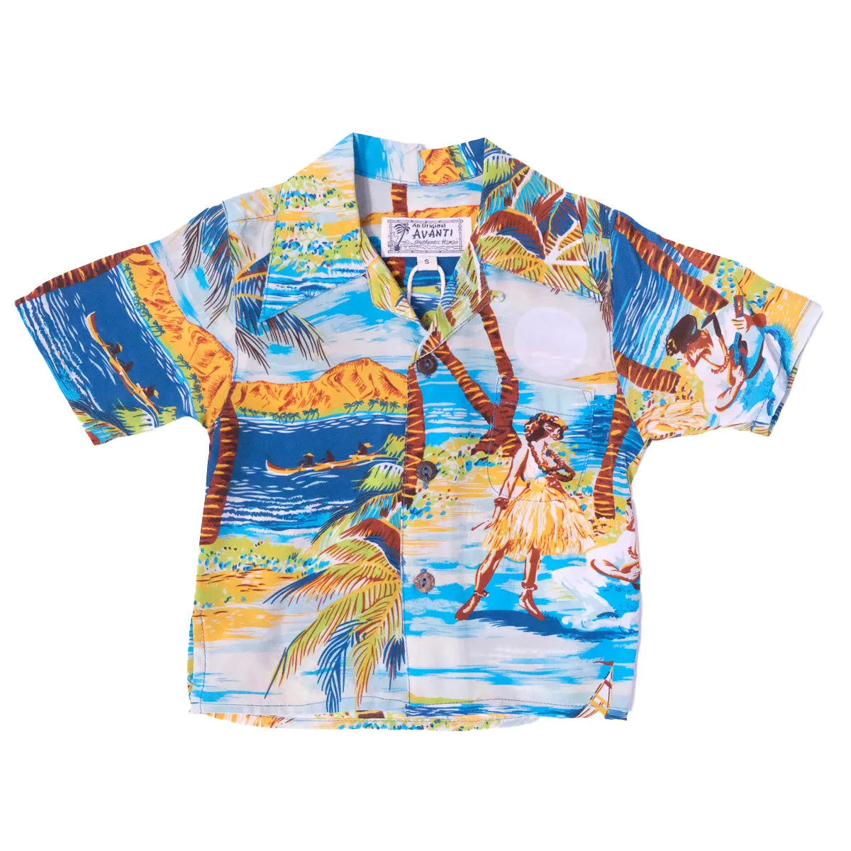 Hula (Boy's Shirt) - Teal