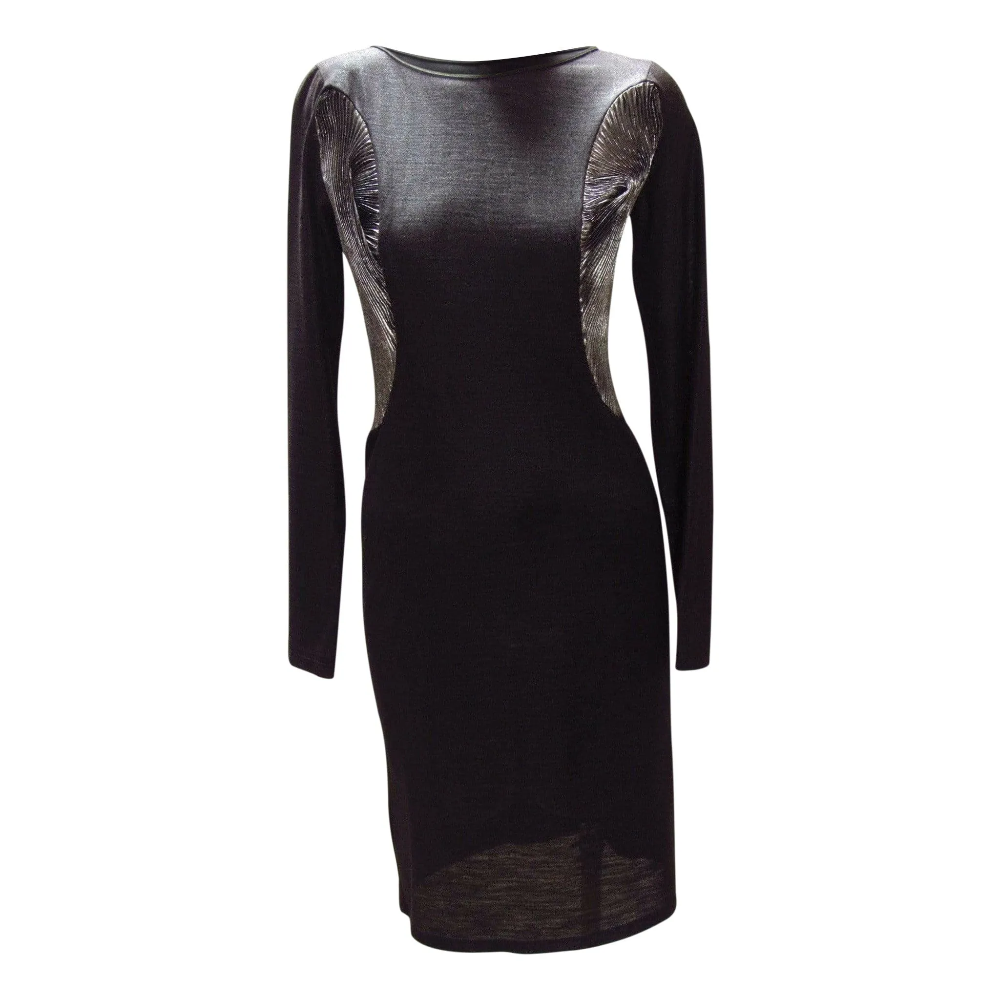 Hussein Chalayan Black and Silver Dress