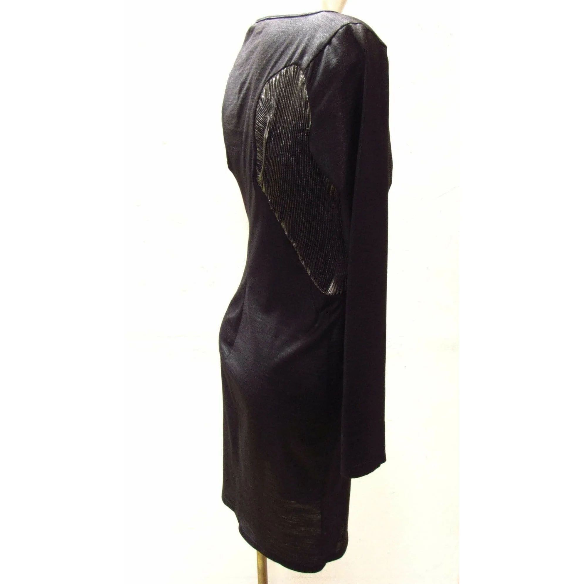 Hussein Chalayan Black and Silver Dress