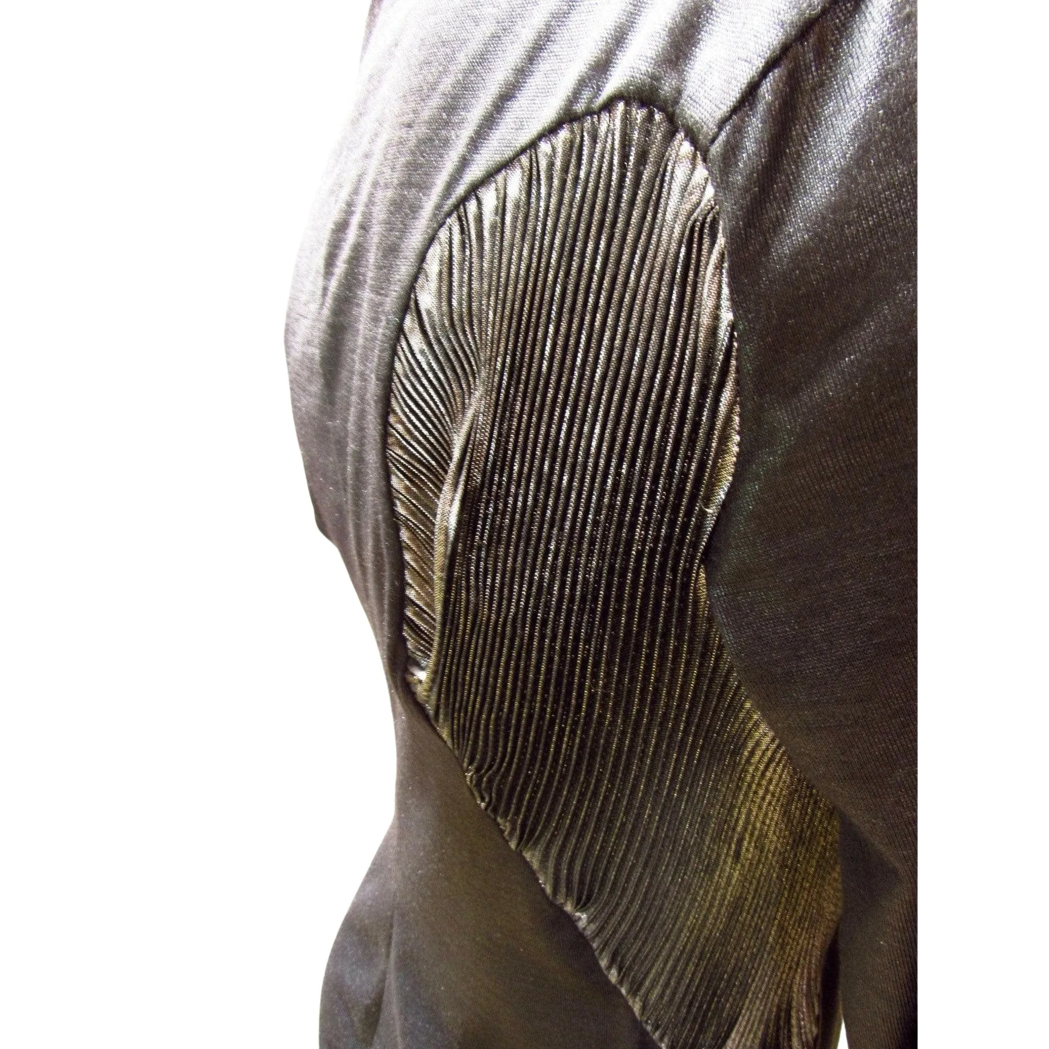 Hussein Chalayan Black and Silver Dress