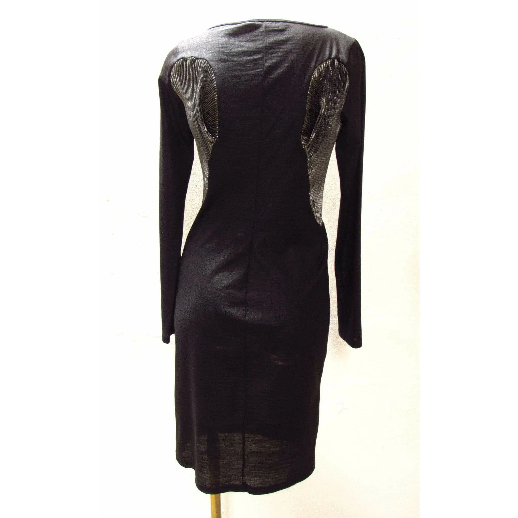 Hussein Chalayan Black and Silver Dress