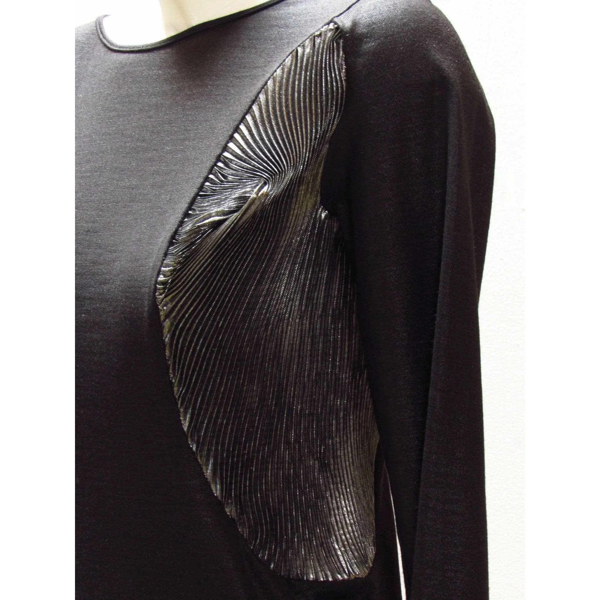 Hussein Chalayan Black and Silver Dress