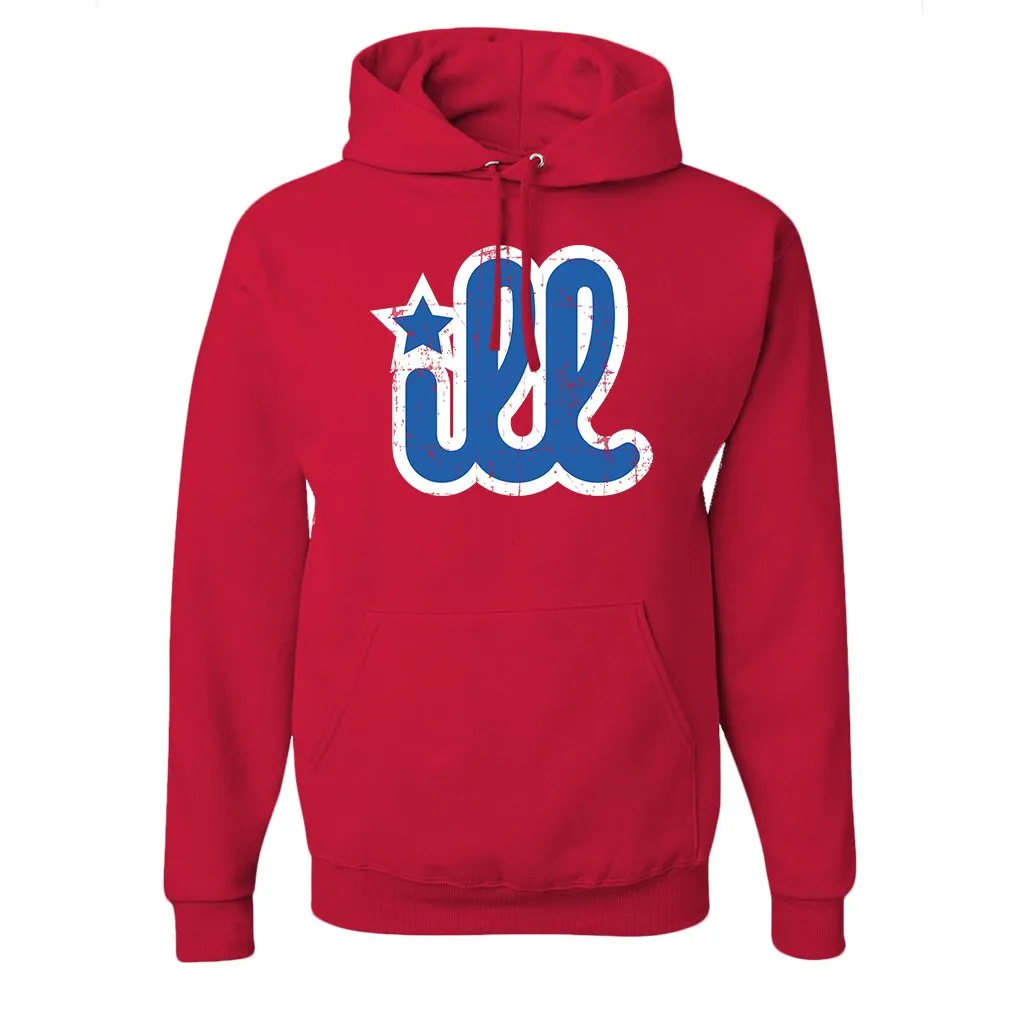 ILL Logo Pullover Hoodie | ILL Logo Red Pull Over Hoodie