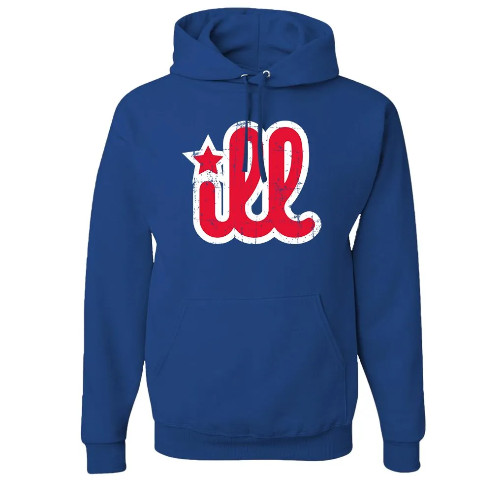 ILL Logo Pullover Hoodie | ILL Logo Royal Blue Pull Over Hoodie