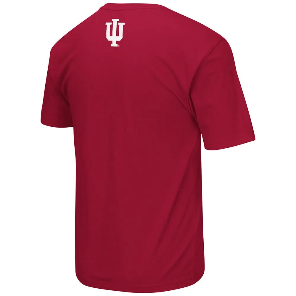 Indiana Hoosiers Colosseum Red Lightweight Breathable Active Workout T-Shirt