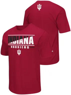 Indiana Hoosiers Colosseum Red Lightweight Breathable Active Workout T-Shirt