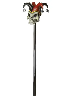 Jester Skull Halloween Cane