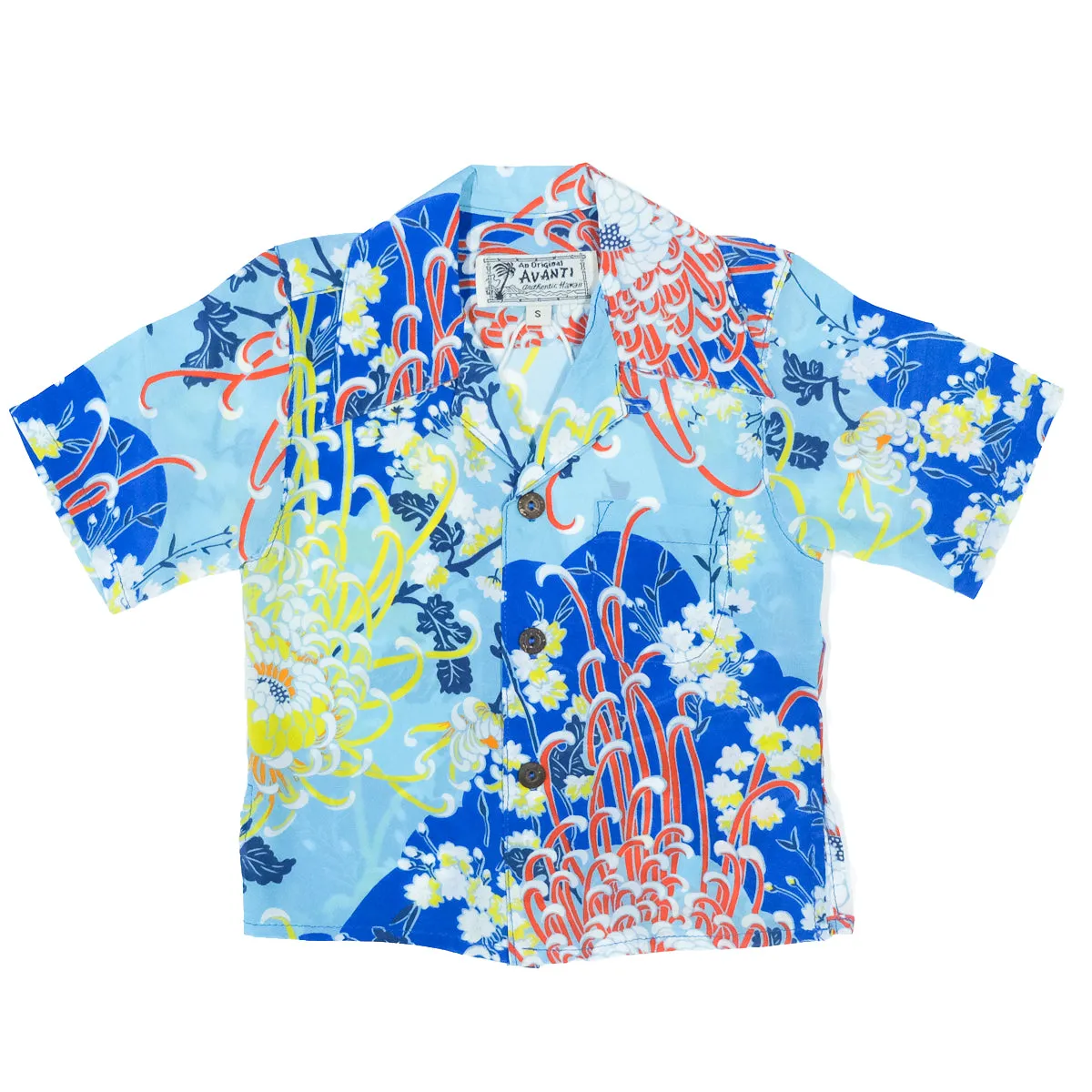 Kiku (Boy's Shirt) - Blue