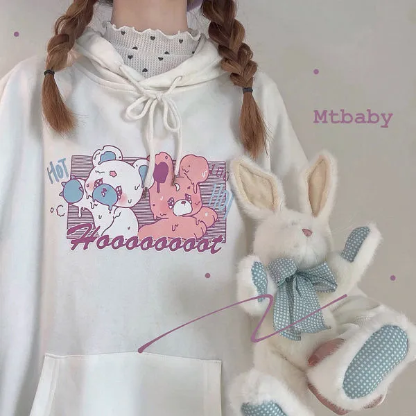 Melting Candy Bear Hoodie