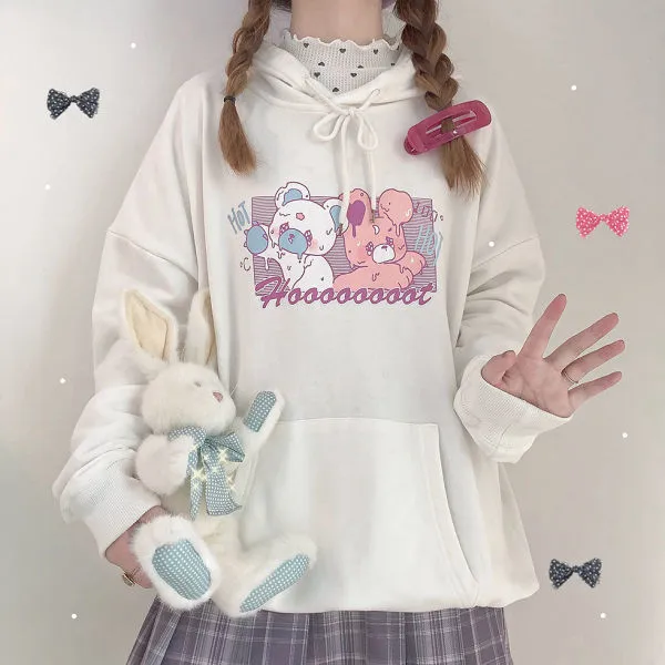 Melting Candy Bear Hoodie