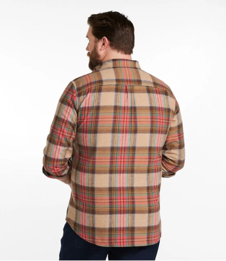 Men's Scotch Plaid Flannel Shirt, Slim Fit