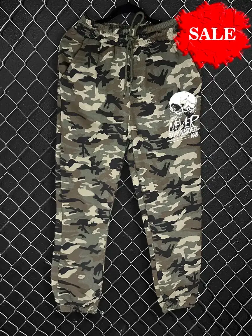 NEVER SURRENDER ARMY CAMO JOGGER