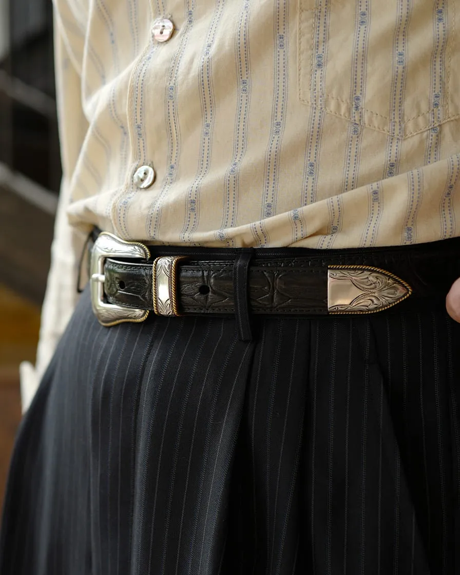 Nocona Leather Overlay Ranger Belt