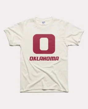 Oklahoma Block O Vintage White T-Shirt