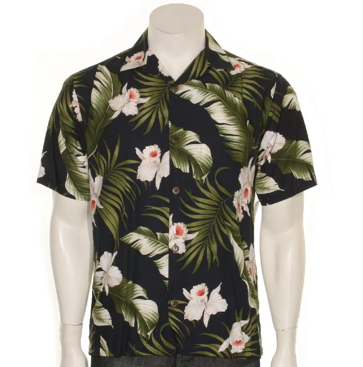 Orchid Floral Aloha Shirt