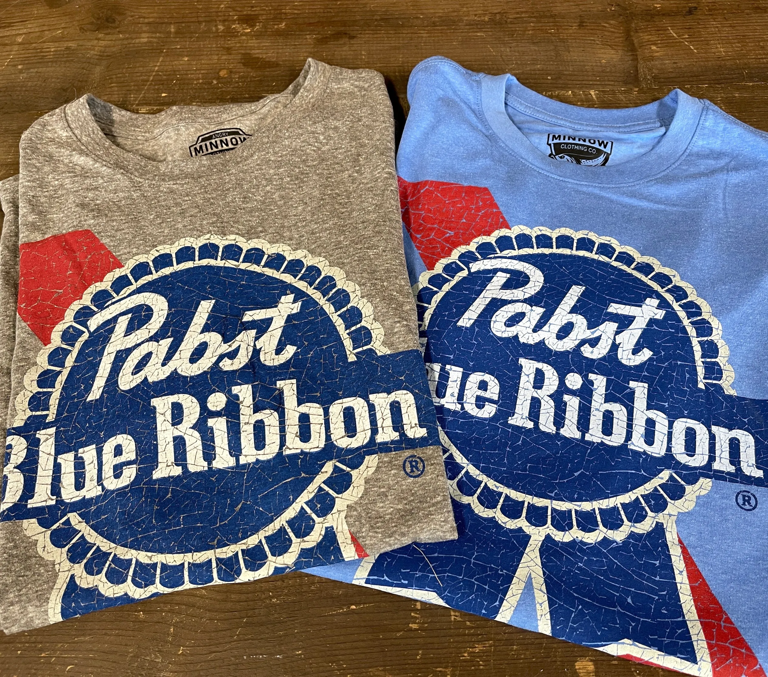 Pabst Blue Ribbon Beer Tee - Heathered Royal Blue