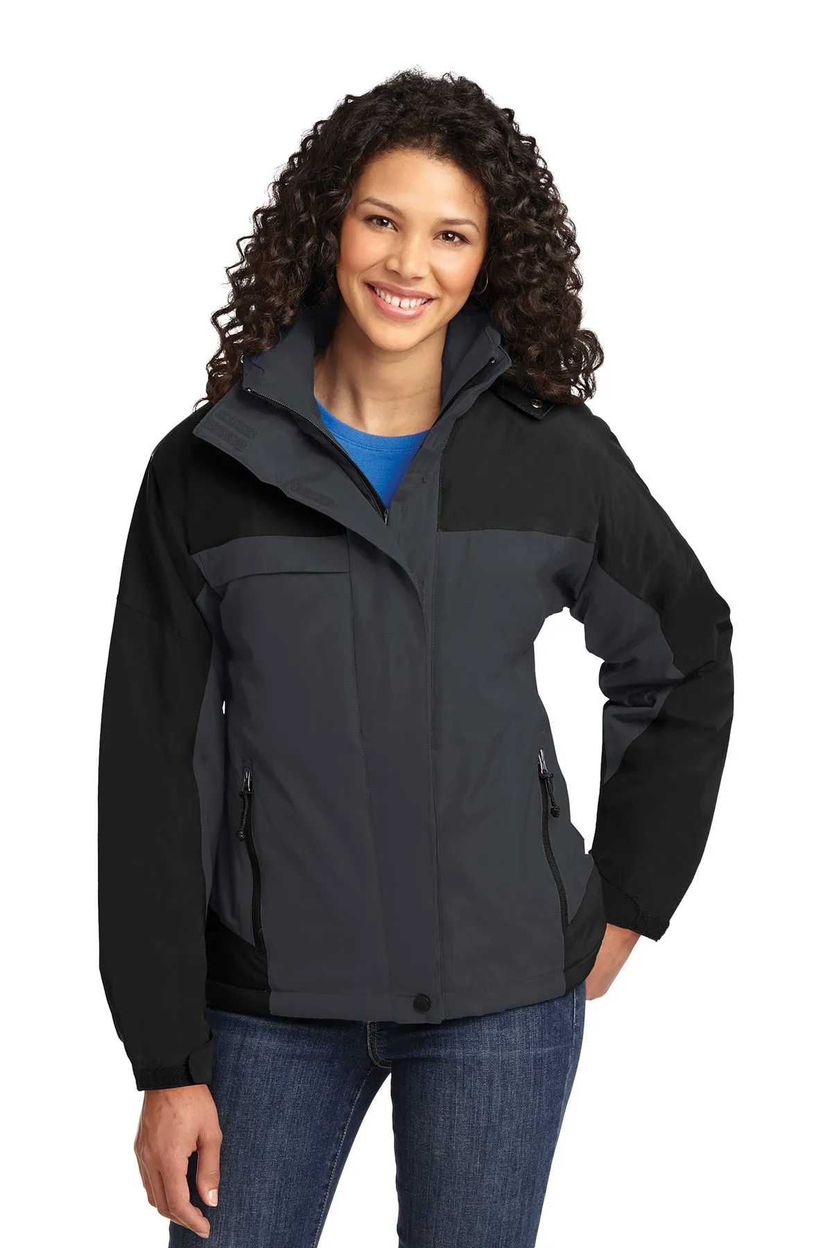 Port Authority Ladies Nootka Custom Jackets, Graphite/ Black