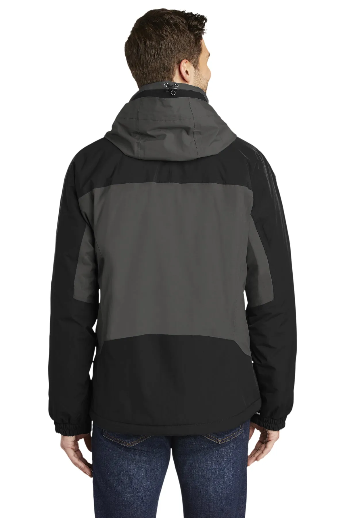 Port Authority Tall Nootka Customized Jackets, Graphite/ Black