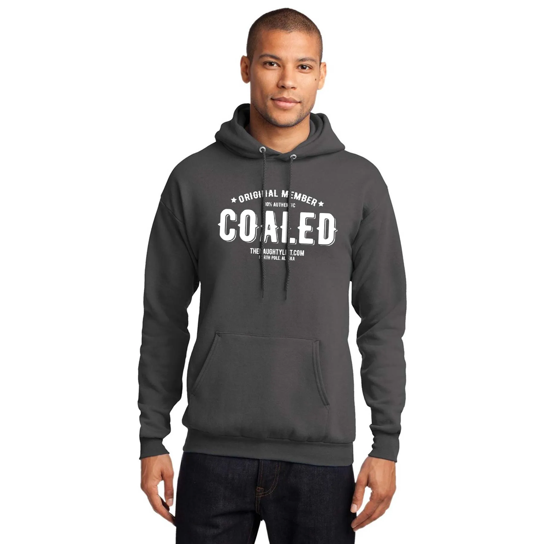 "Original Member" Coaled Adult Hooded Fleece Pullover