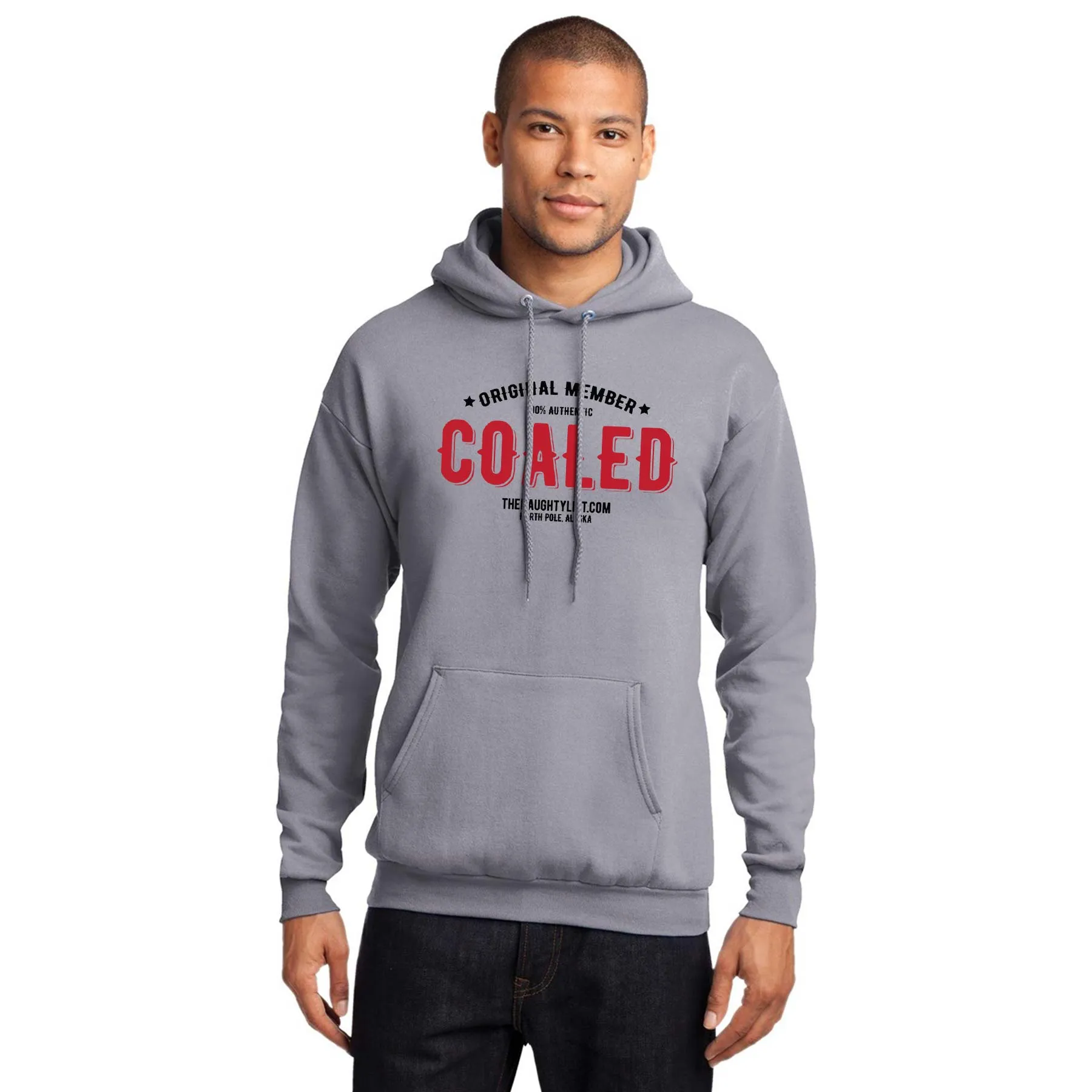 "Original Member" Coaled Adult Hooded Fleece Pullover