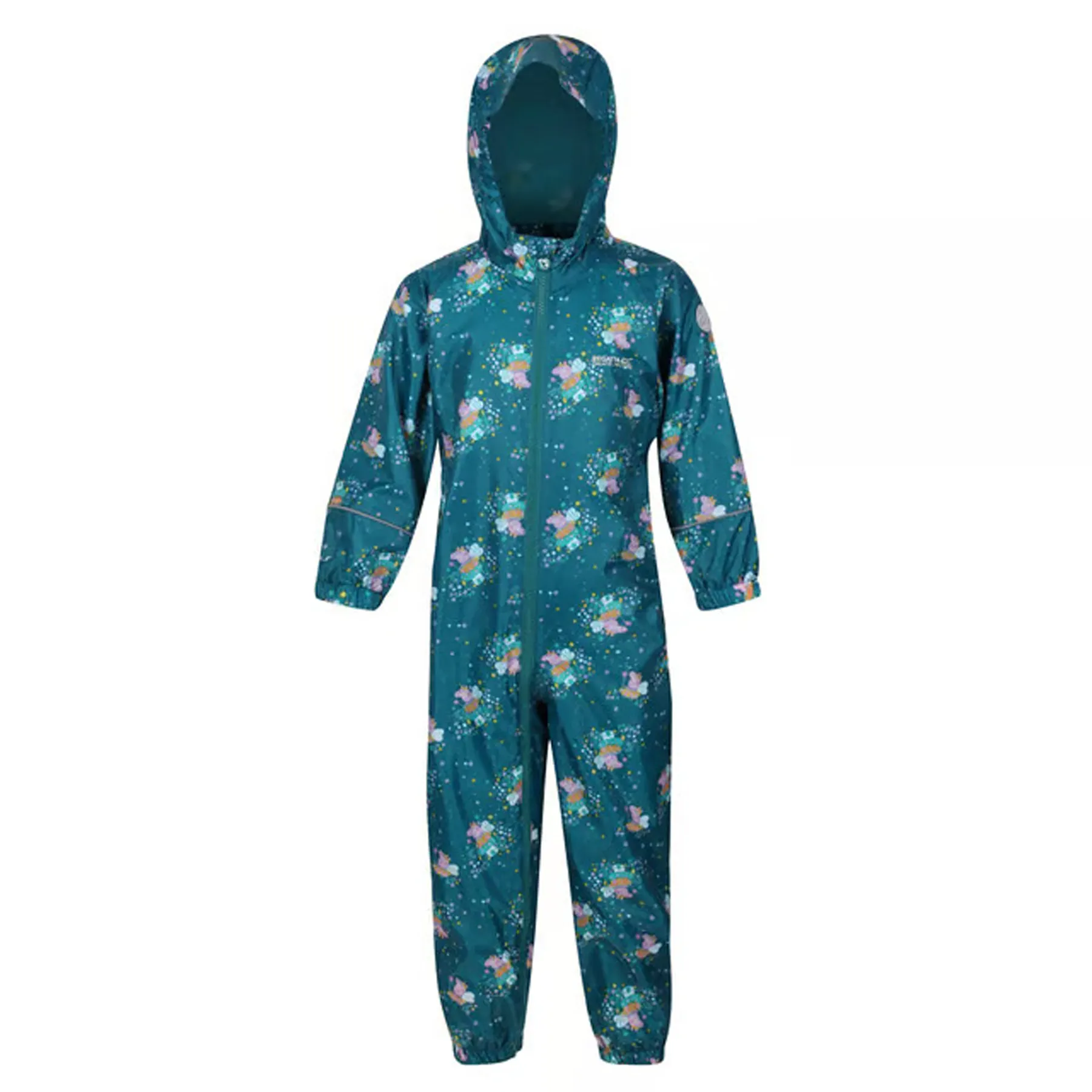 Regatta Childrens/Kids Pobble Peppa Pig Waterproof Snowsuit (Gulfstream)