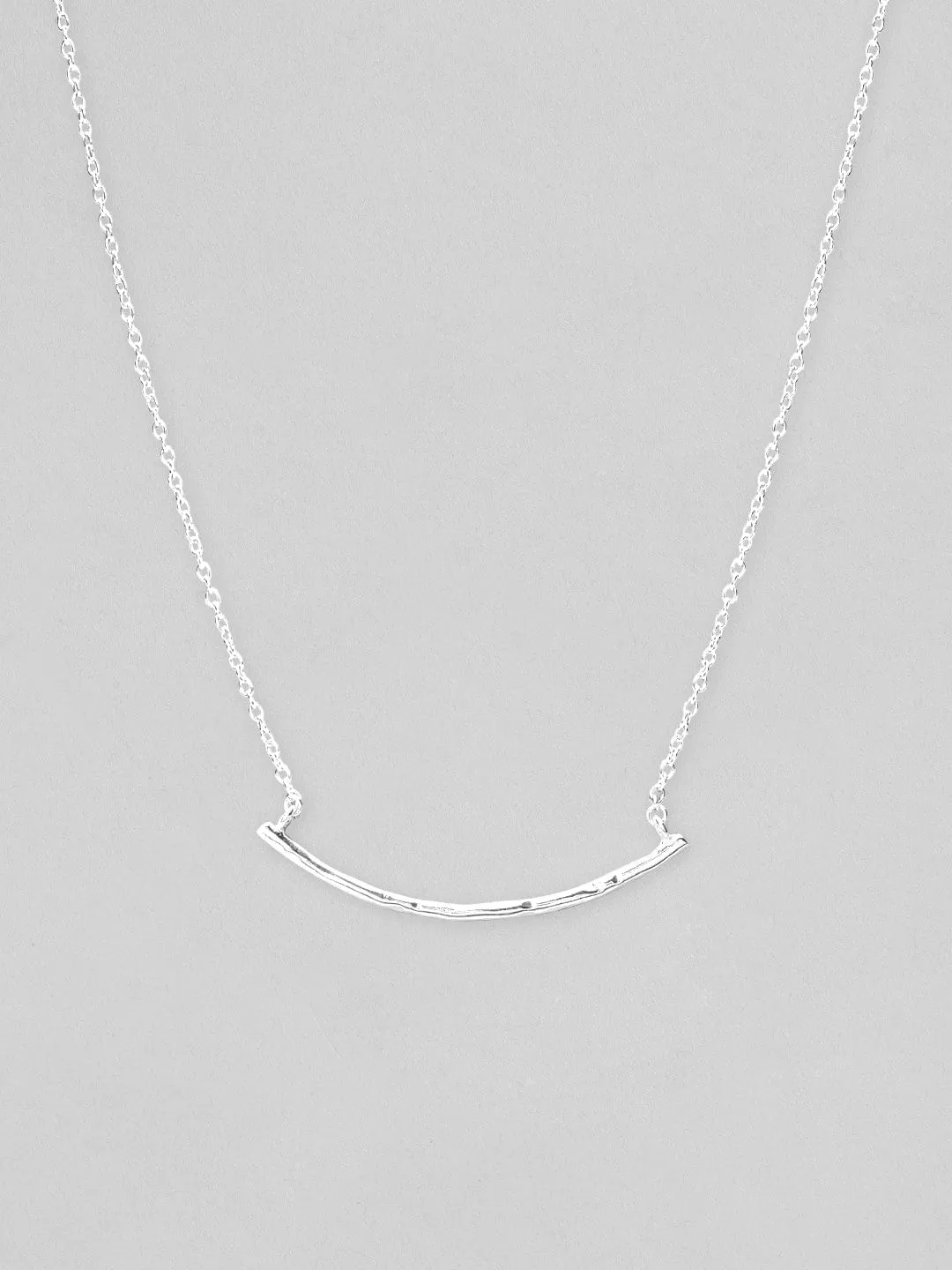 Rubans 925 Silver The Celestial Curve Pendant Necklace