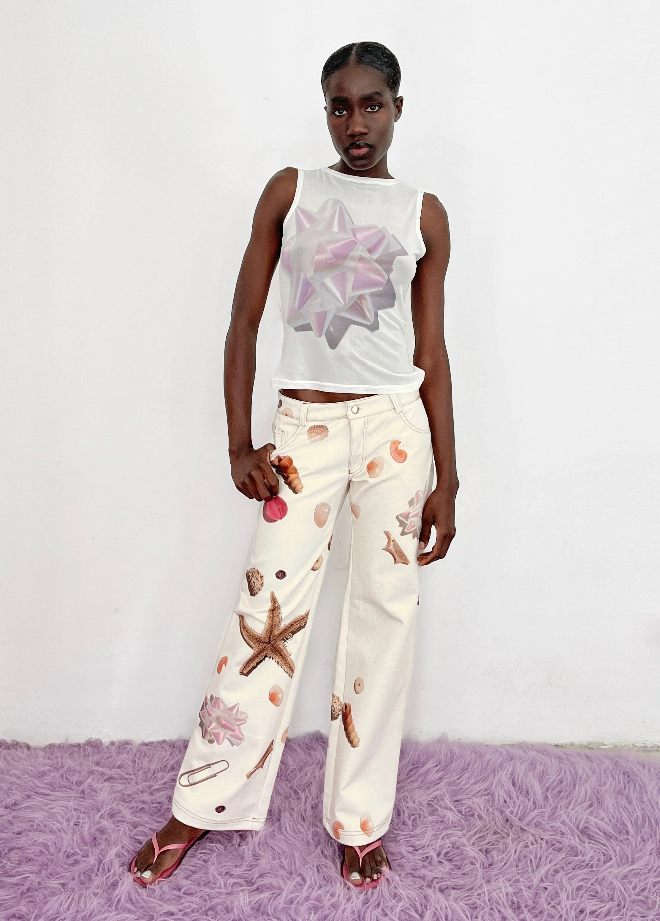 Seastar Printed Denim Trousers