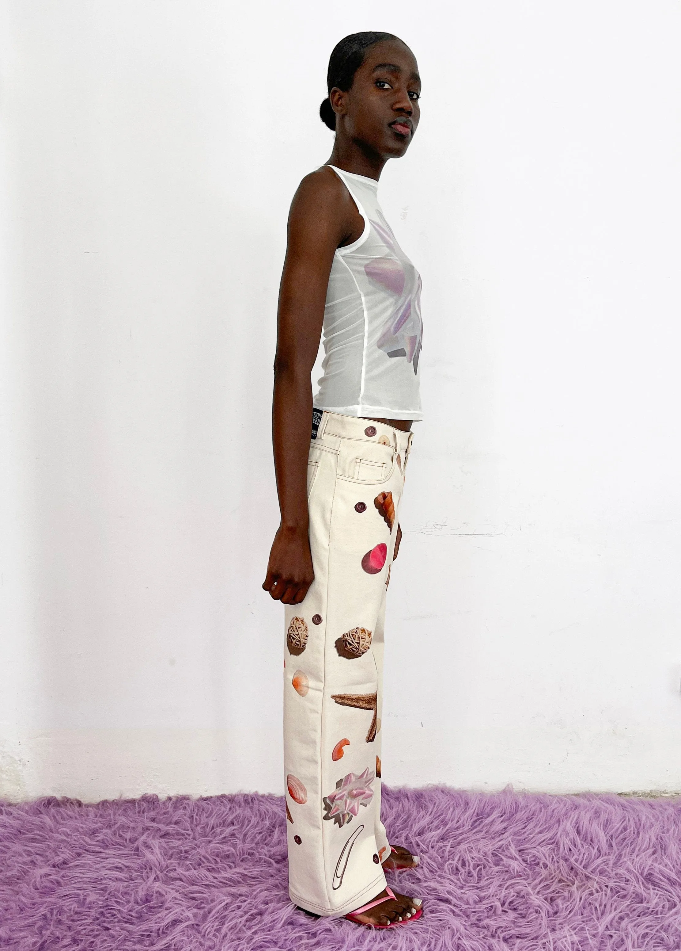 Seastar Printed Denim Trousers