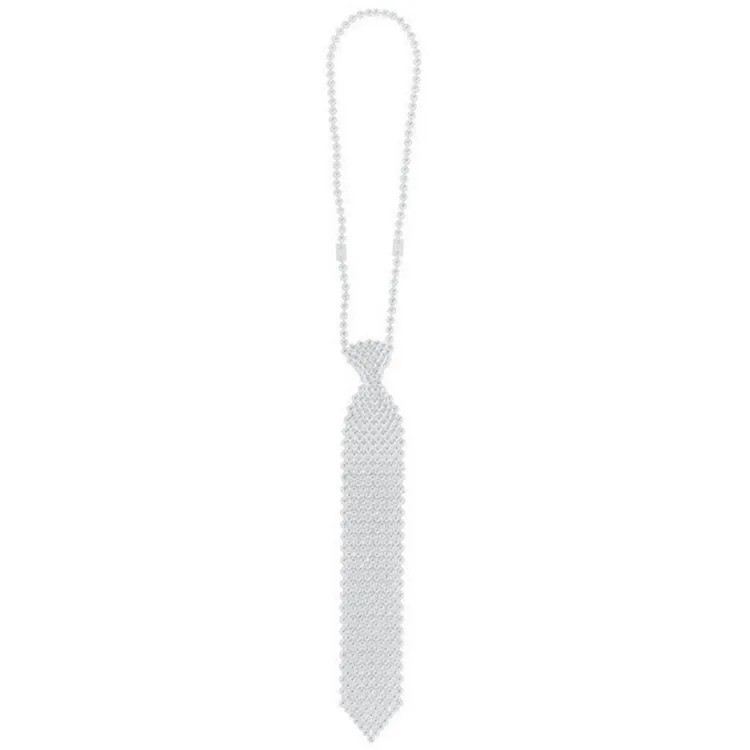 Silver Tie Necklace