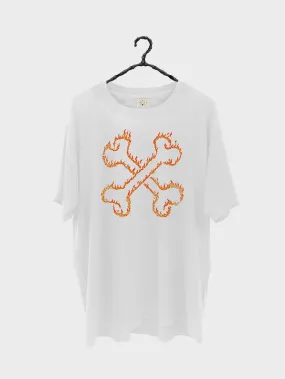 The Flame Tee - Vintage White