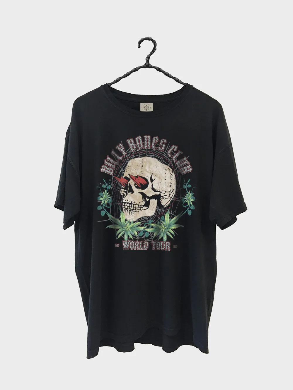 The Hemp World Tour Tee - Vintage Black