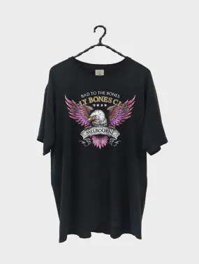 The Purple Eagle Tee - Vintage Black