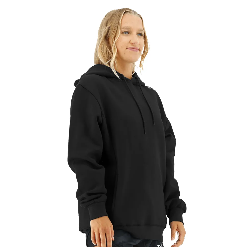 TYR Womens Outline Logo Hoodie Black/Silver