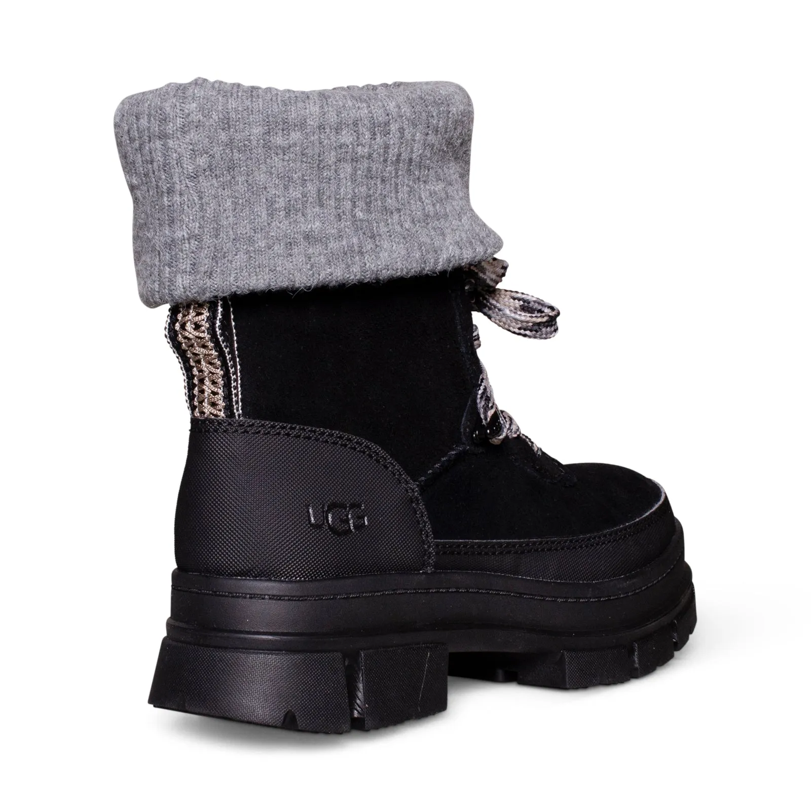 UGG Ashton Hiker Black Boots - Women's