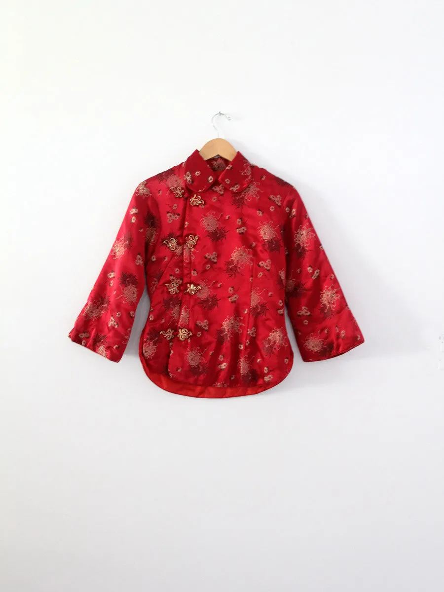 vintage Chinese brocade jacket