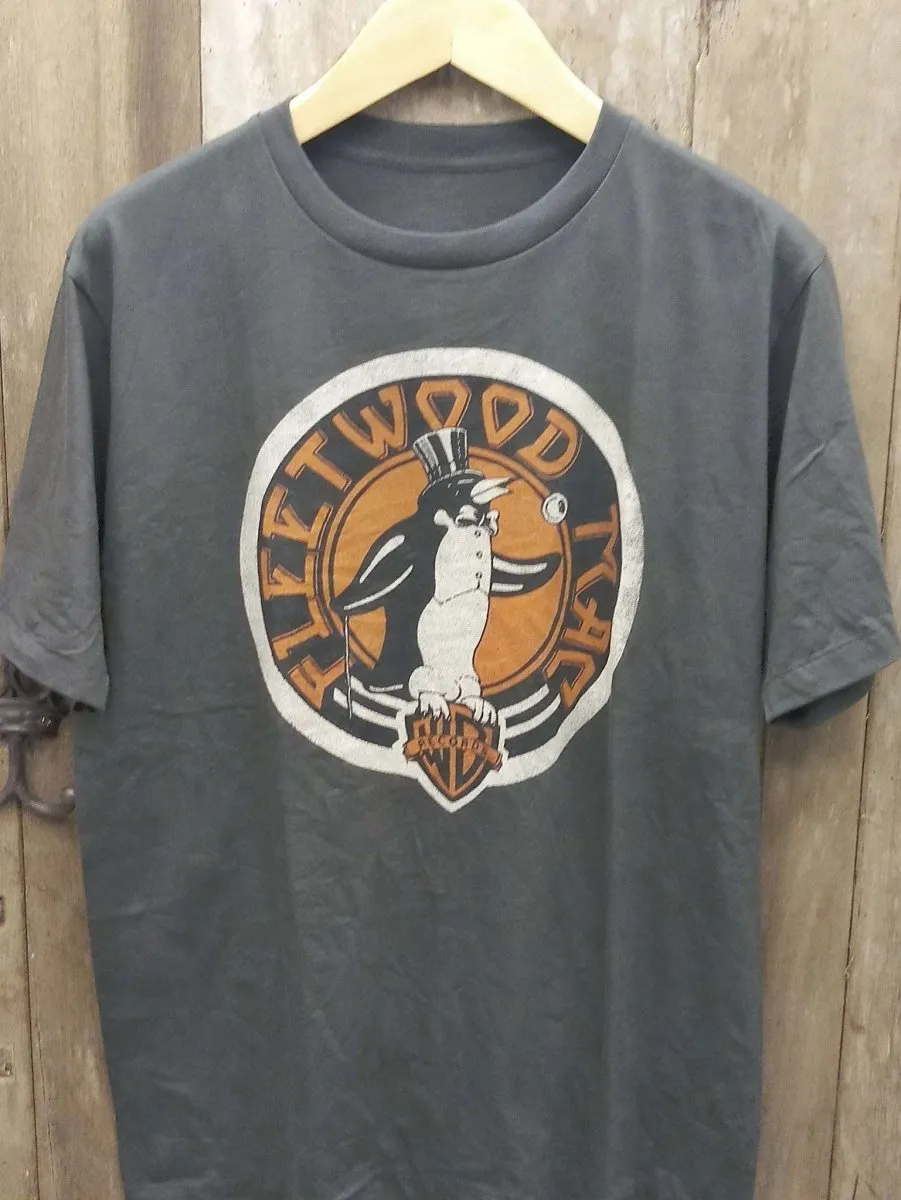 Vintage Fleetwood Mac Penguin Logo Faded Crewneck T-shirt