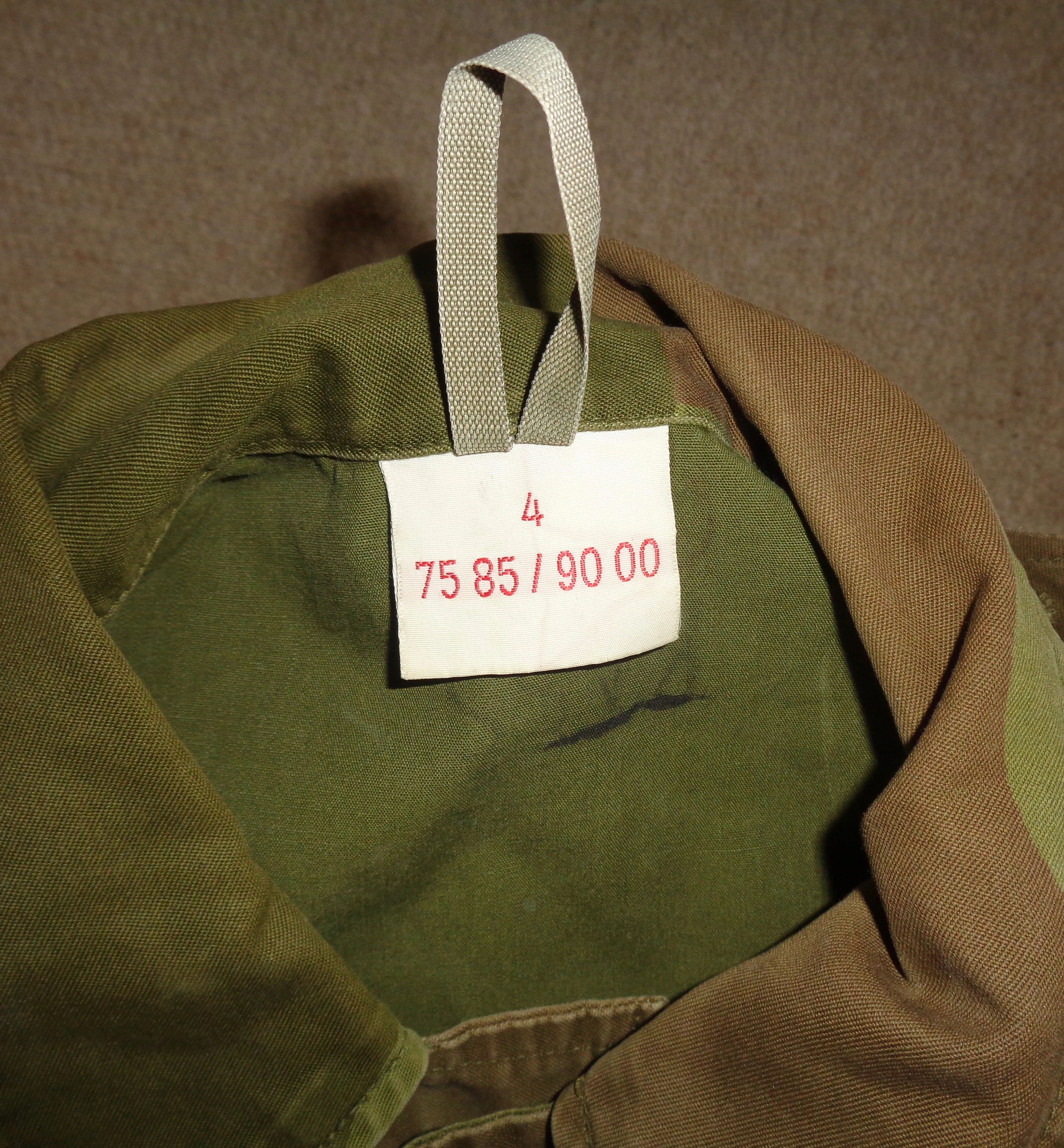 Vintage Norwegian M75 Military Camouflage Jacket