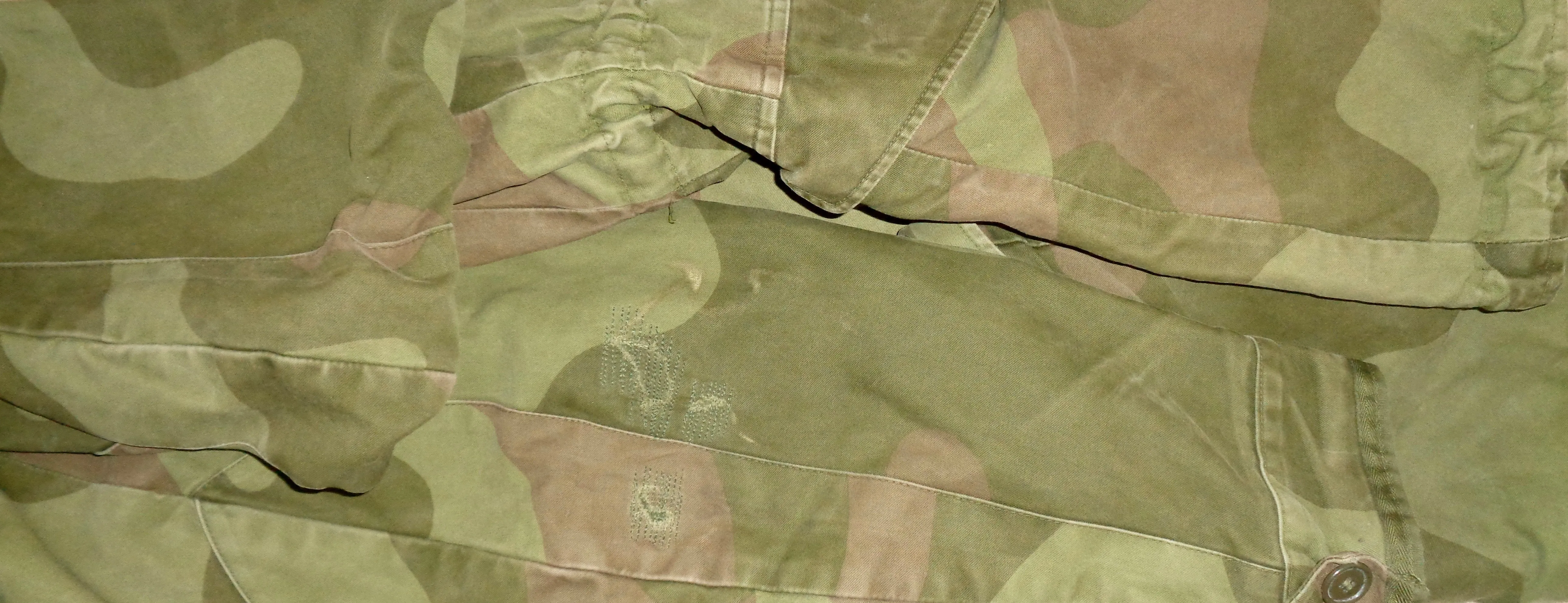 Vintage Norwegian M75 Military Camouflage Jacket